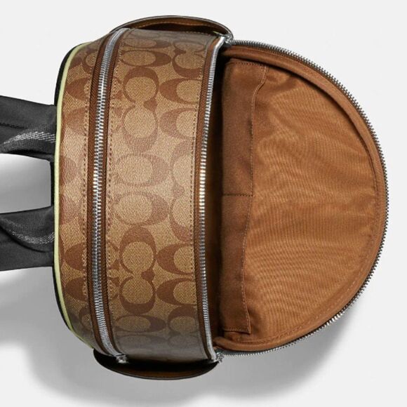 COACH Backpack In Signature Canvas‎ Authentic NEW - Picture 4 of 4